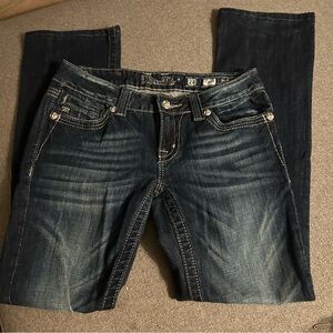 Miss Me Dark Blue Boot Cut Jeans